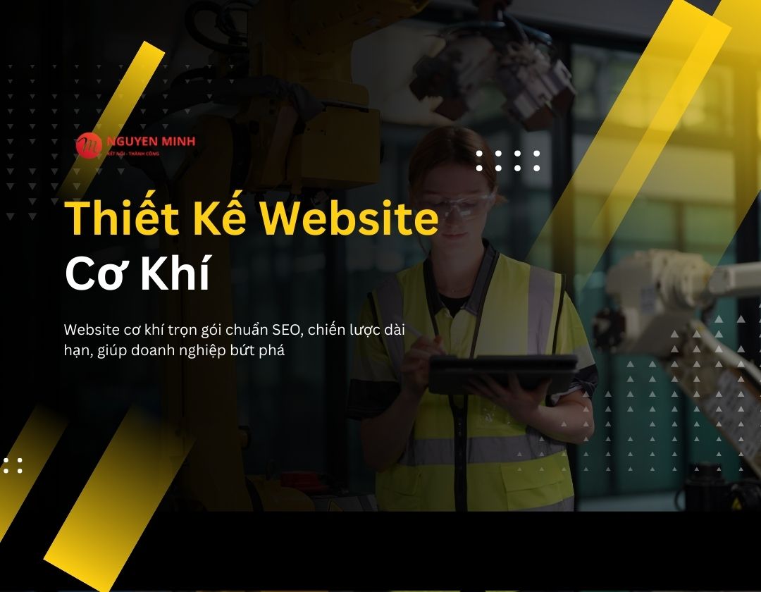 thiết kế website cơ khí, web cơ khí