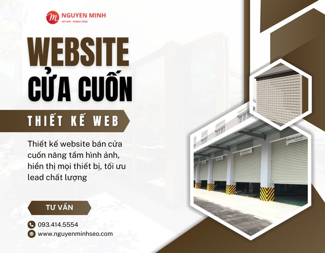 thiết kế website cửa cuốn, thiết kế website bán cửa cuốn