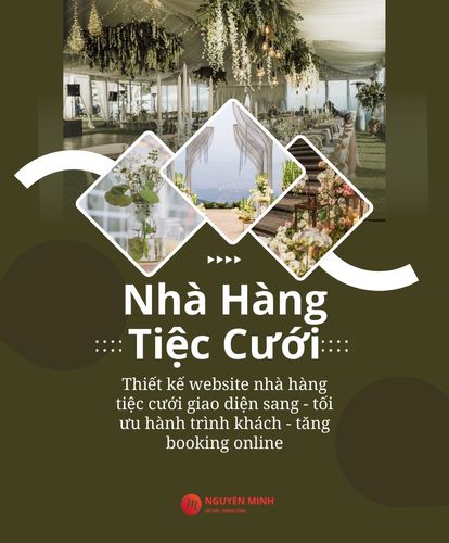 thiết kế website nhà hàng tiệc cưới
