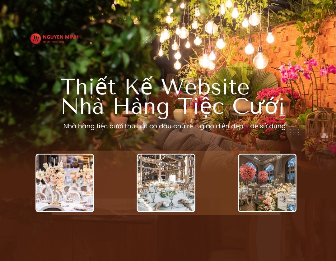 thiết kế website nhà hàng tiệc cưới