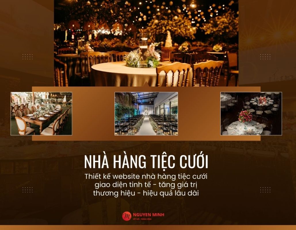 thiết kế website nhà hàng tiệc cưới