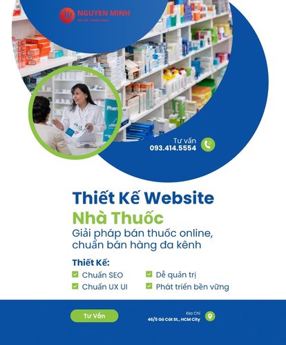thiết kế website nhà thuốc, thiết kế website bán hàng dược phẩm, thiết kế website nhà thuốc đông y, thiết kế website nhà thuốc tây