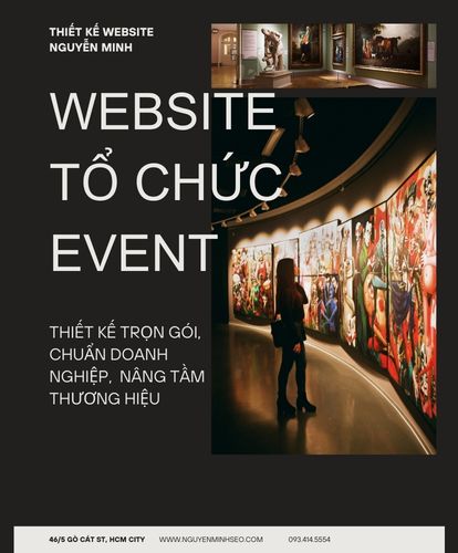 thiết kế website tổ chức sự kiện, thiết kế website tổ chức event, thiết kế website tổ chức hội thảo