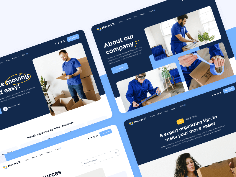 thiết kế website dịch vụ chuyển nhà, thiết kế website chuyển nhà, thiết kế website chuyển văn phòng