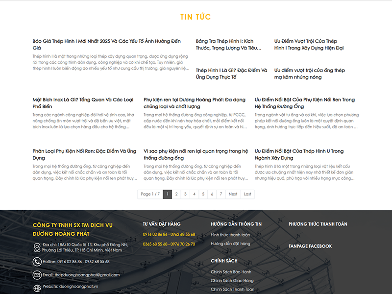 thiết kế website sắt thép, thiết kế website công ty sắt thép, thiết kế web ngành thép, làm website bán sắt thép, thiết kế website vật liệu xây dựng (sắt thép)