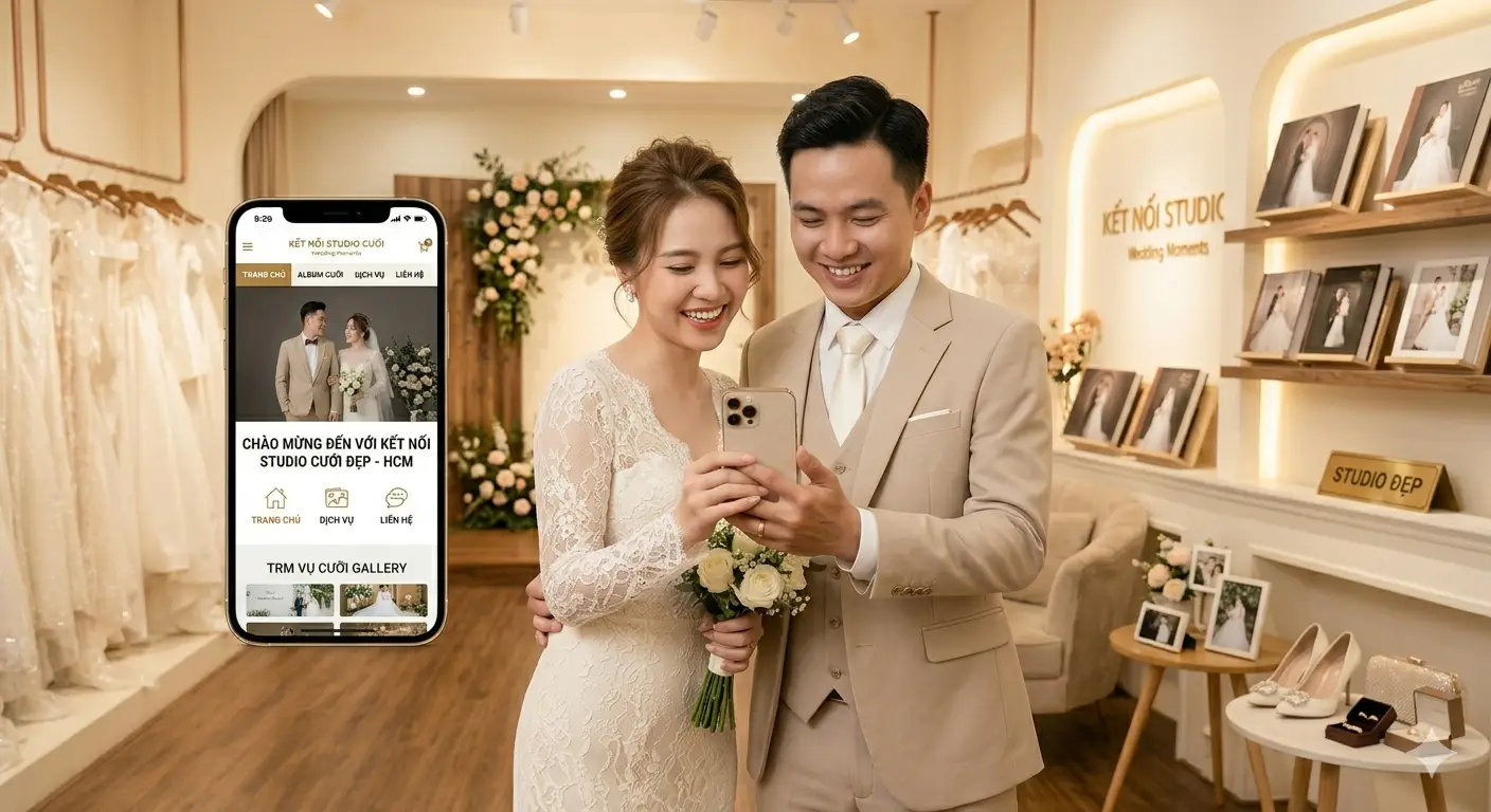 thiết kế website studio ảnh cưới, thiết kế website áo cưới, thiết kế website wedding studio, thiết kế web studio cưới, thiết kế web ảnh viện áo cưới, thiết kế website chụp ảnh cưới