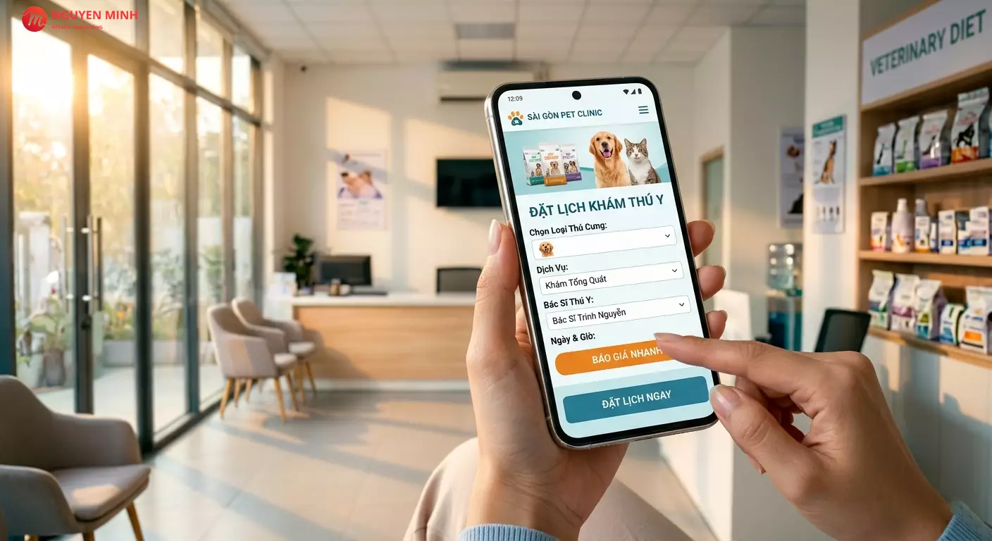 thiết kế website thú y, thiết kế website phòng khám thú y, thiết kế website bệnh viện thú y, thiết kế website chăm sóc thú cưng