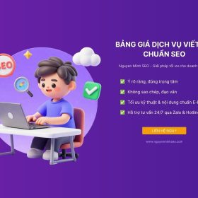 bảng giá dịch vụ viết bài chuẩn seo, báo giá dịch vụ viết bài