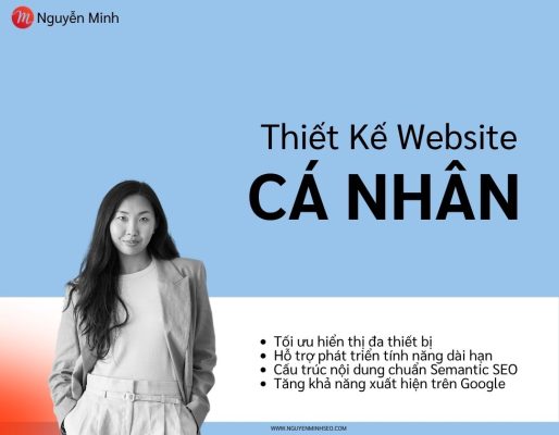 thiết kế website cá nhân, dịch vụ thiết kế website cá nhân, thiết kế website giới thiệu bản thân