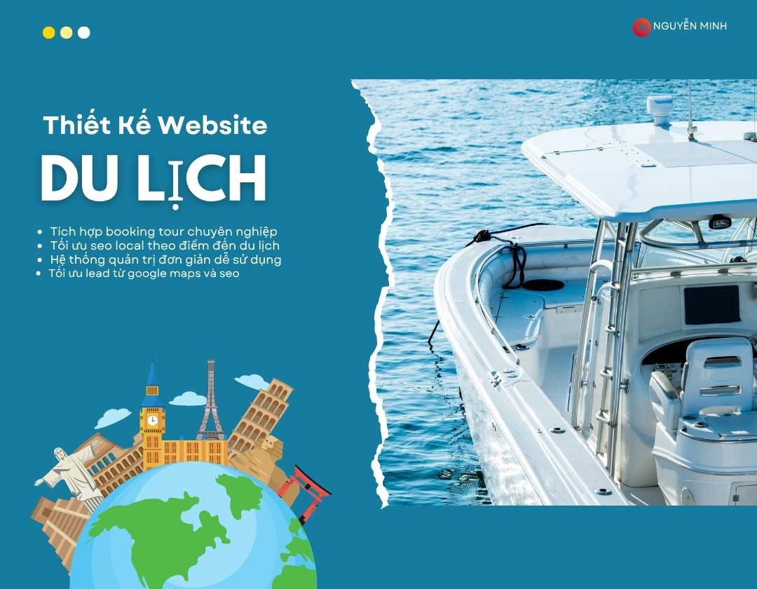 thiết kế website du lịch, thiết kế website tour du lịch, thiết kế website công ty du lịch, thiết kế website lữ hành