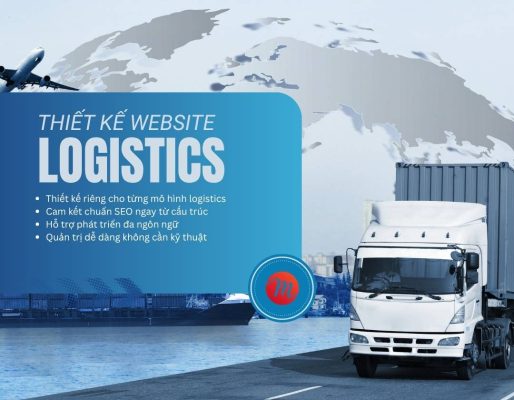 thiết kế website vận tải, thiết kế website vận chuyển, thiết kế website logistics, thiết kế website giao hàng