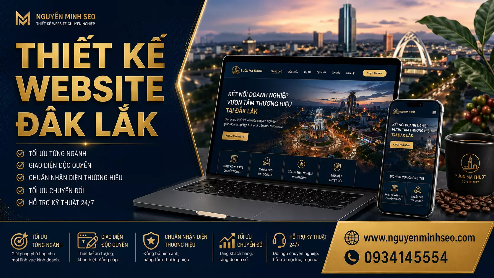 thiết kế website đắk lắk, thiết kế website daklak, thiết kế website buôn mê thuột, thiết kế website bmt