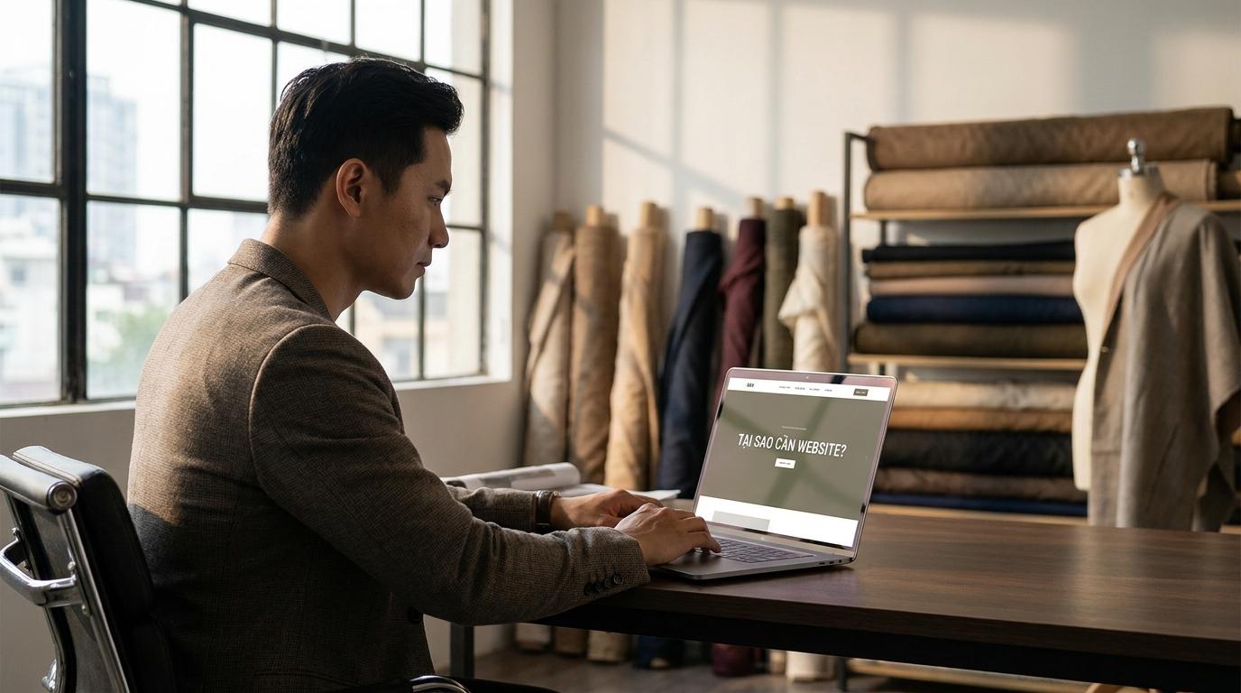 thiết kế website may mặc, thiết kế website nhà may, thiết kế website công ty dệt may, thiết kế website công ty đồng phục