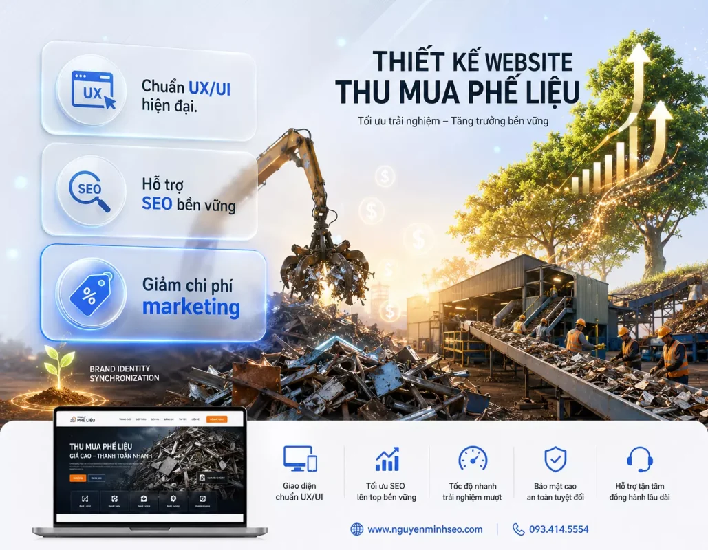 thiết kế website thu mua phế liệu