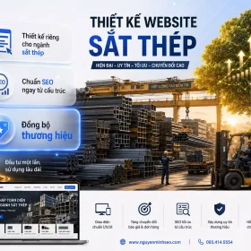thiết kế website sắt thép, dịch vụ thiết kế website sắt thép, công ty thiết kế website sắt thép