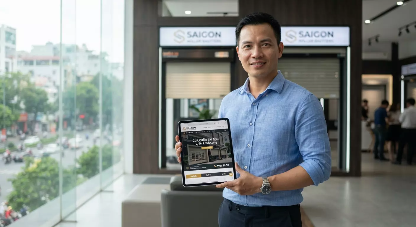 thiết kế website cửa cuốn, thiết kế website bán cửa cuốn