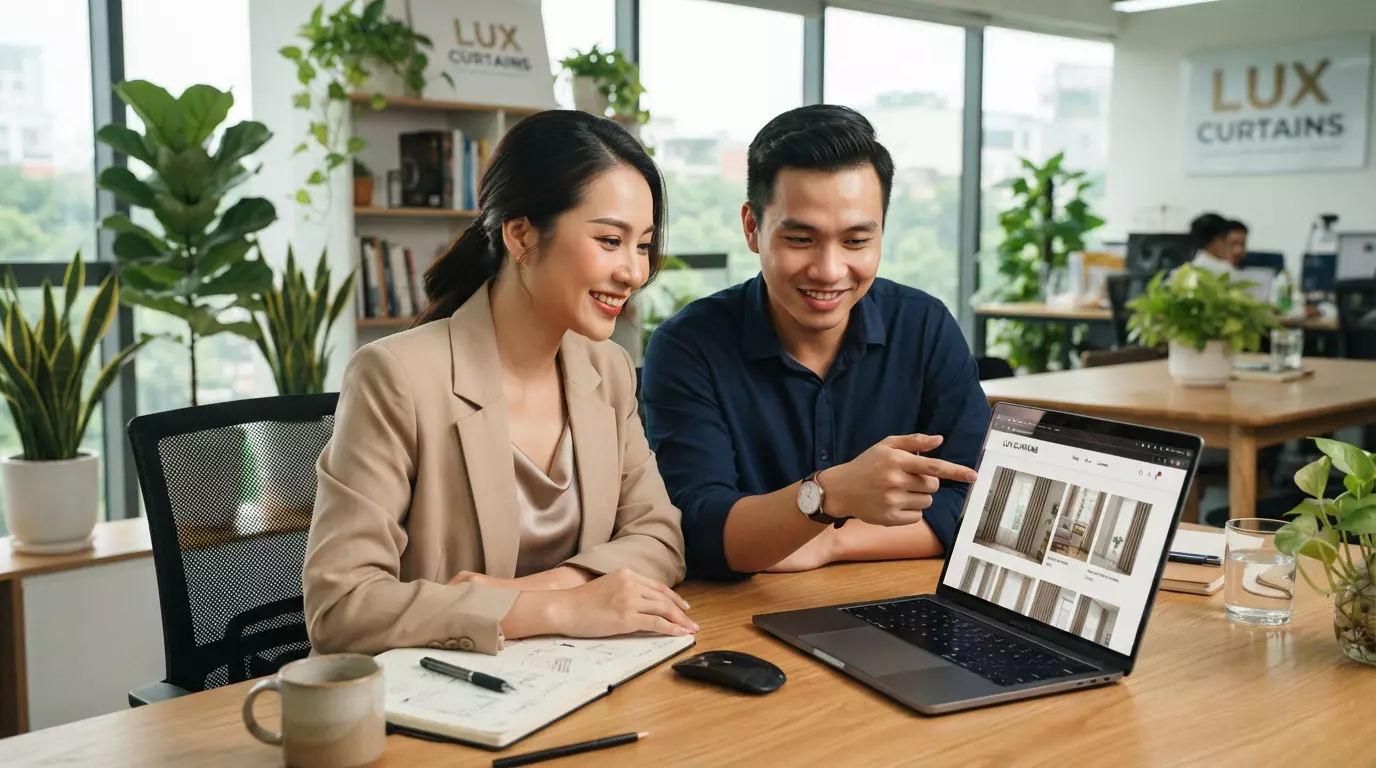 thiết kế website rèm cửa, thiết kế website bán rèm cửa, thiết kế website cửa hàng rèm cửa