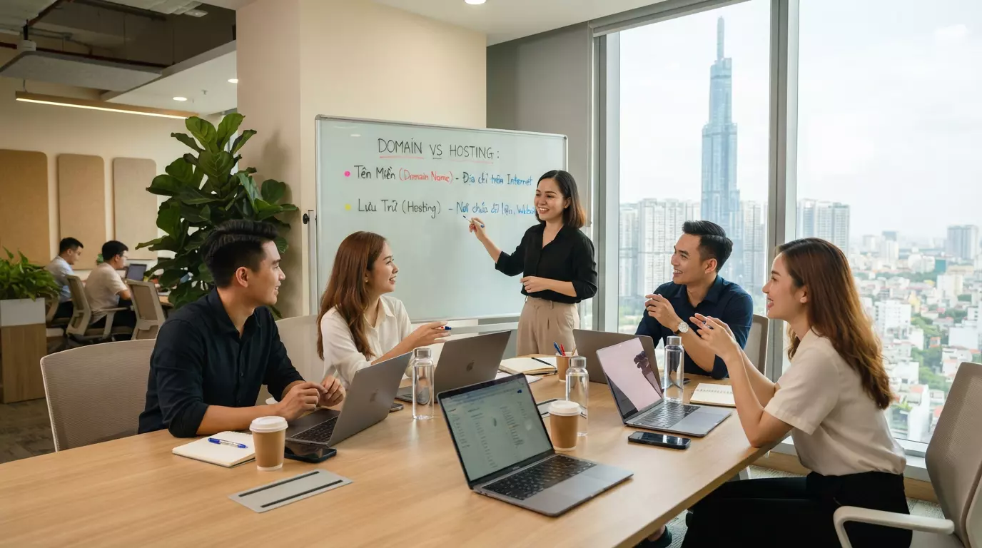 Hosting là gì, so sánh cloud hosting và shared hosting