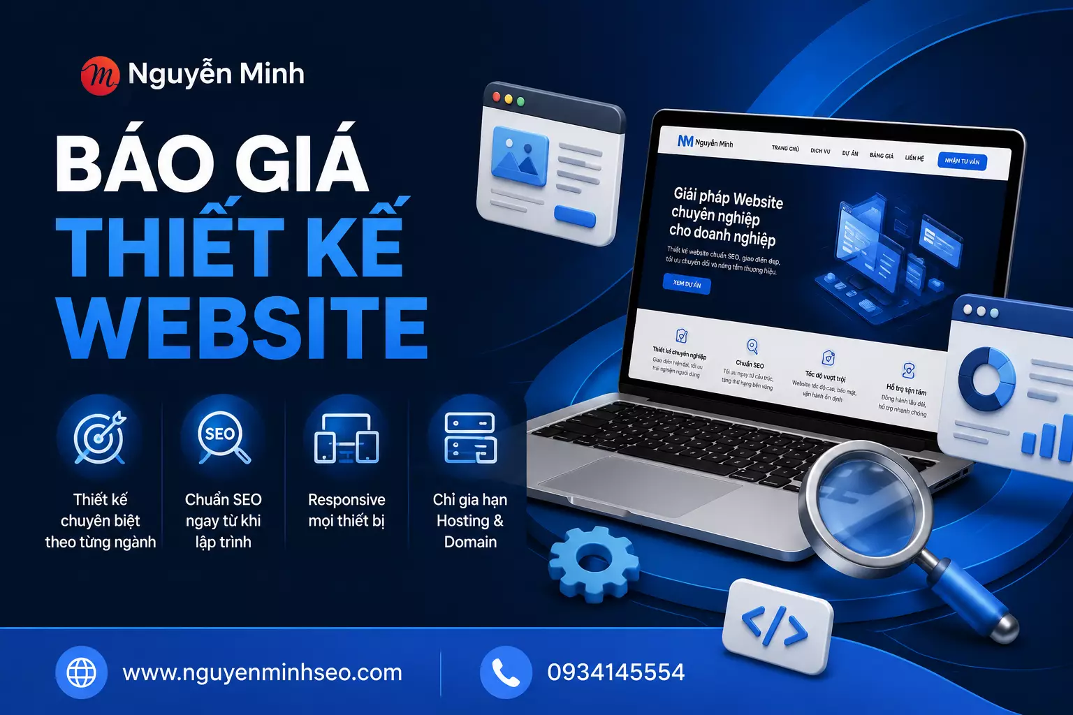 báo giá thiết kế website, bảng giá thiết kế website, chi phí thiết kế website, giá thiết kế website