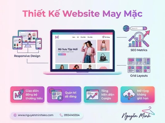 thiết kế website may mặc, thiết kế website nhà may, thiết kế website công ty dệt may, thiết kế website công ty đồng phục
