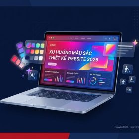 xu hướng màu sắc trong thiết kế website, xu hướng màu sắc thiết kế website