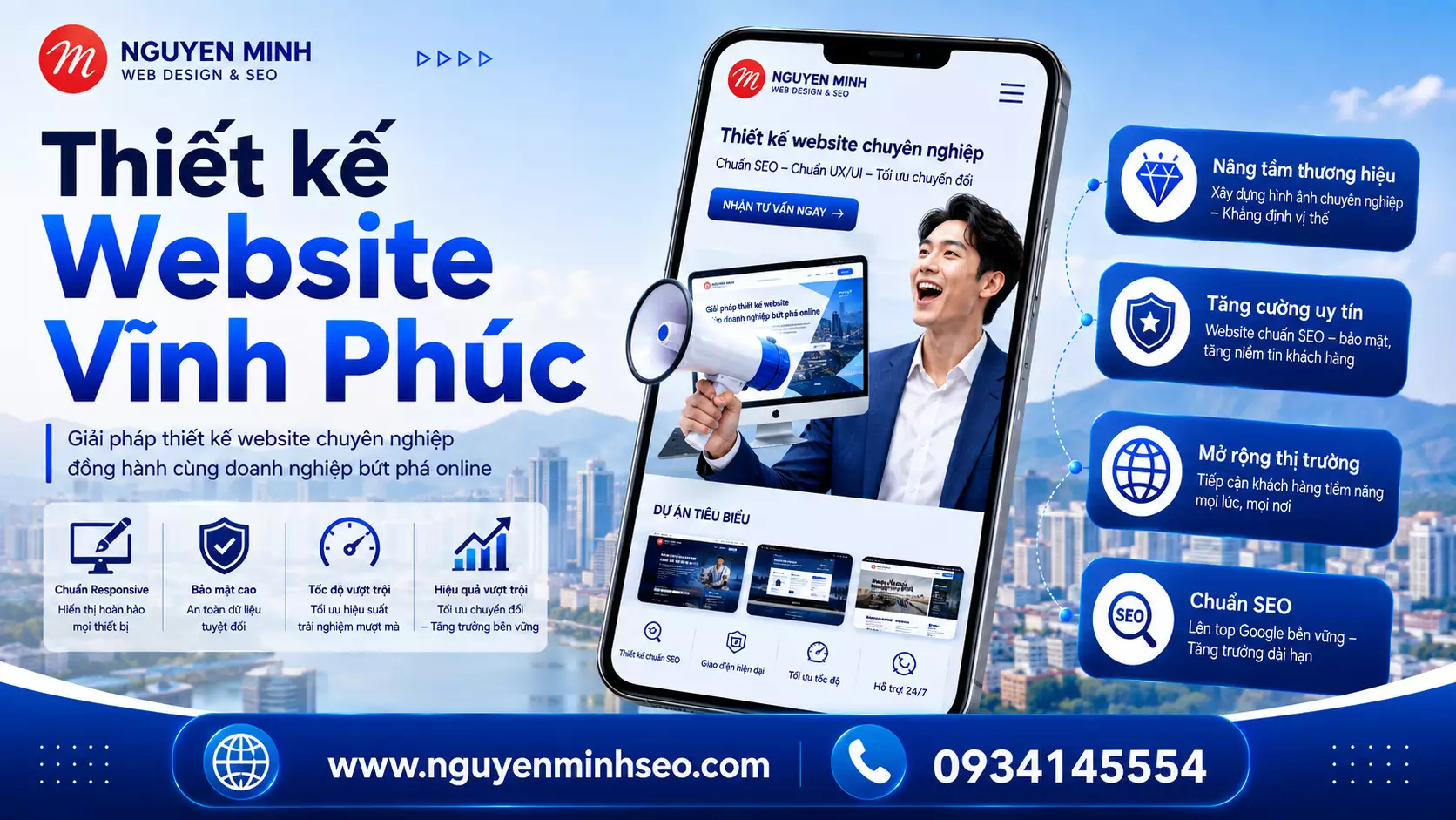 thiết kế website tại vĩnh phúc